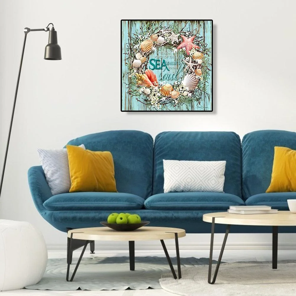 Diamond Painting - Full Round Drill - Conch(30*30cm)