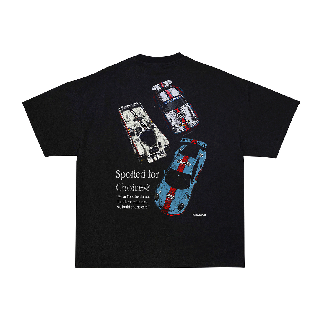 Porsche Motorsports Printed Men's Oversized T-shirts