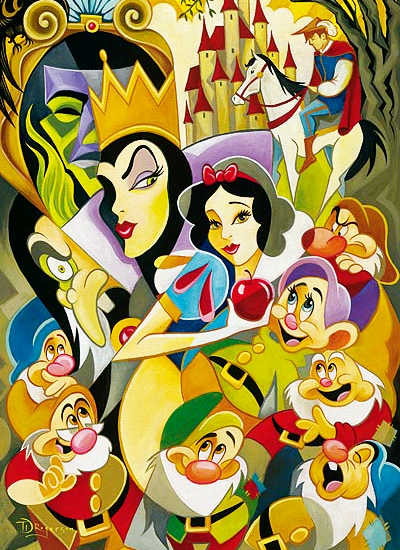 Disney Princess Snow White And The Seven Dwarfs 40*50CM(Canvas) Full Round Drill Diamond Painting gbfke