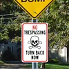 Warning No Trespassing - Vintage Metal Signs(12*16Inch) - Warning
