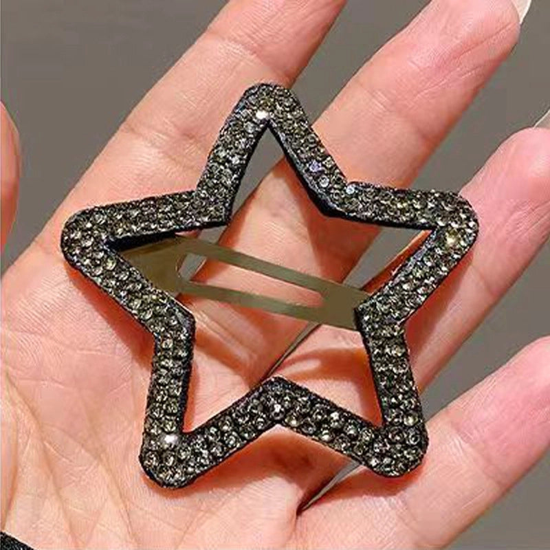 Women’s Minimalist Clouds Alloy Inlay Rhinestones Hair Clip