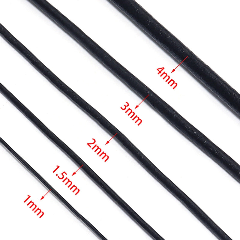 1 Piece Minimalist Solid Color Leather Rope Jewelry Accessories