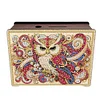 Mandala Butterfly Diamond Painting Money Saving Box Wooden Coin Bank Desktop Diamond Art Kits