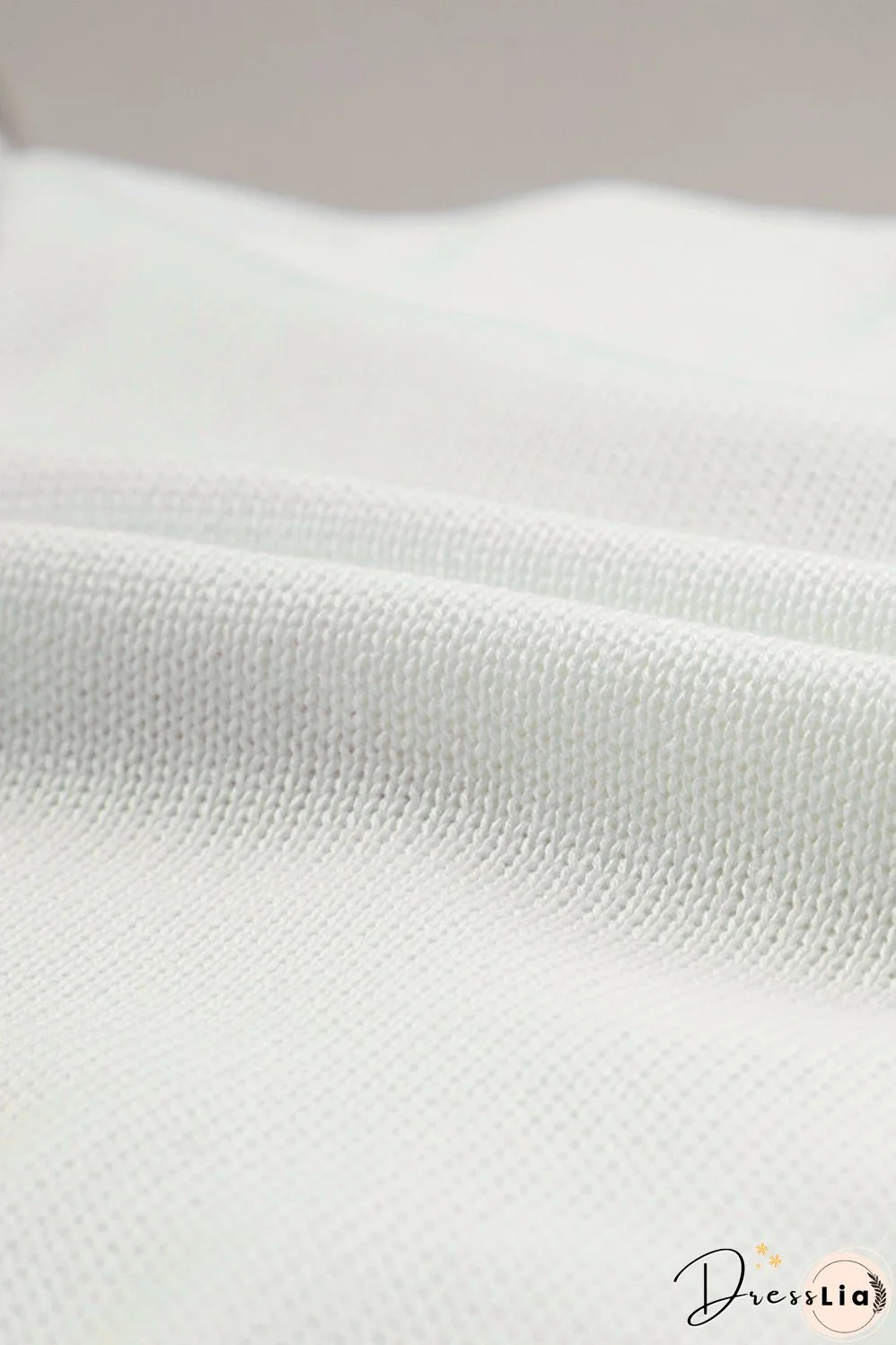 XOXO Round Neck Drop Shoulder Sweater