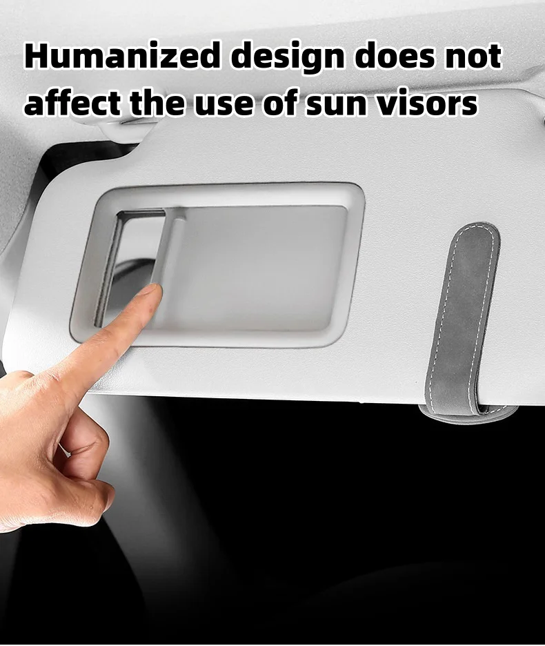 Car multifunctional suede glasses holder