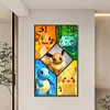Pokémon-11CT Stamped Cross Stitch 40*65cm/15.75*25.59in(Big Size)