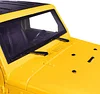 AMK 313mm RC Wheelbase Jeep Wrangler JK Rubicon Body for SCX10 90046 90047 RGT EX86100, Shell 4 Door Hard Body Shell Kit Upgrade Parts(Yellow)