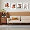 4pcs Diamond Painting -DIY Round Drill Cowboy Boots
