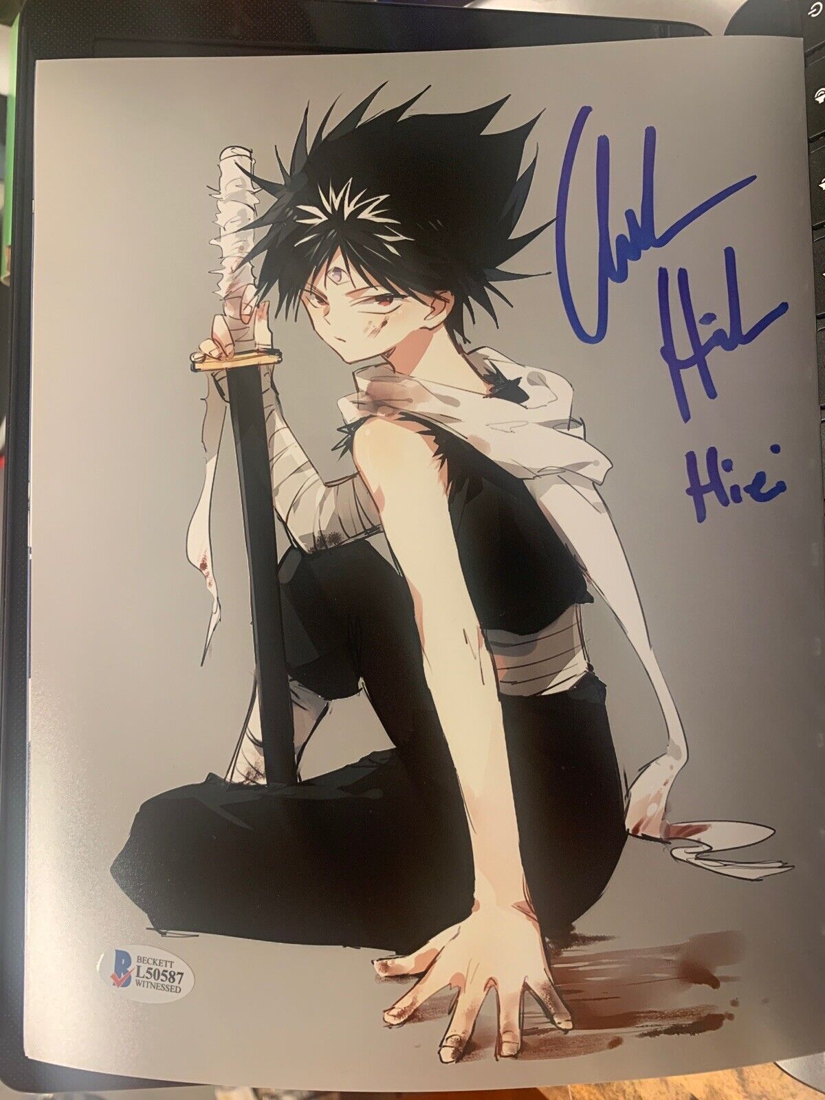 Chuck Huber signed 8x10 Photo Poster painting Hiei Yu Yu Hakusho Anime Voice Actor Beckett YY12