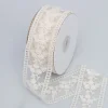 Embroidery Lace Gauze 4 / 5cm x 5 yard DIY Bouquet Gift Ribbon