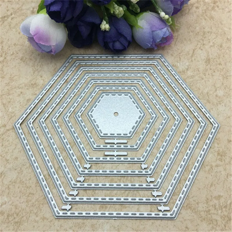 8pcs Basic Stars Cutting Dies Carbon steel Metal Cutting Dies Scrapbooking Decorative Paper Cards Template