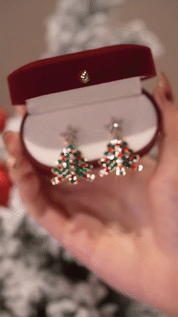 Early Christmas Sale 50% OFF -  Christmas Tree Earrings