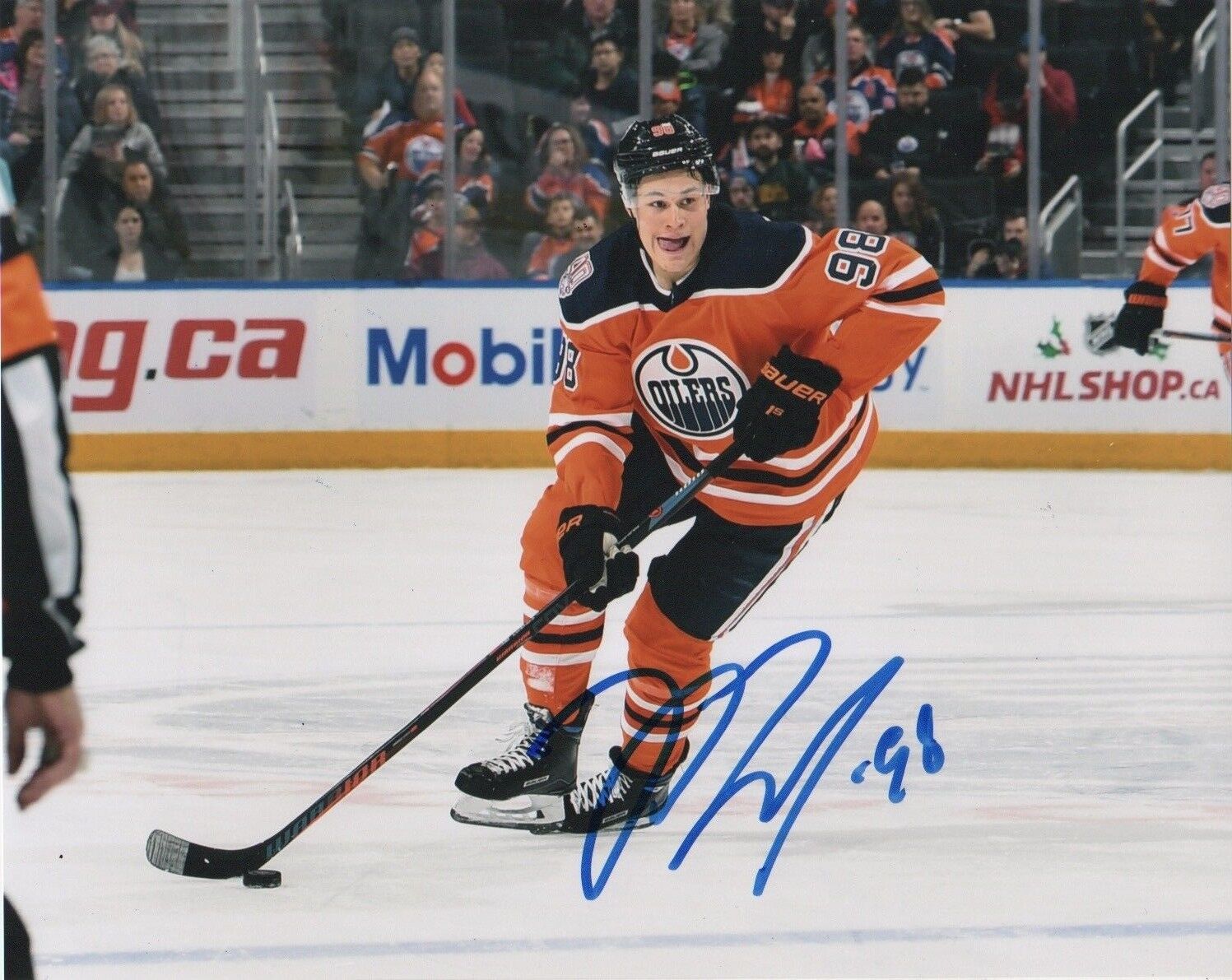 Edmonton Oilers Jesse Puljujarvi Autographed Signed 8x10 Photo Poster painting COA #6