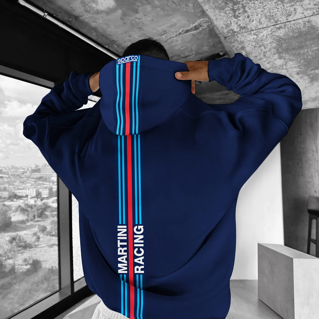 Oversize Martini Racing Hoodie、、URBENIE