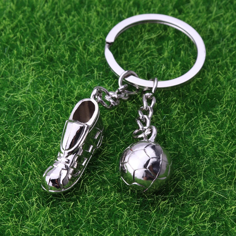Fashion Football Alloy Unisex Bag Pendant Keychain 1 Piece