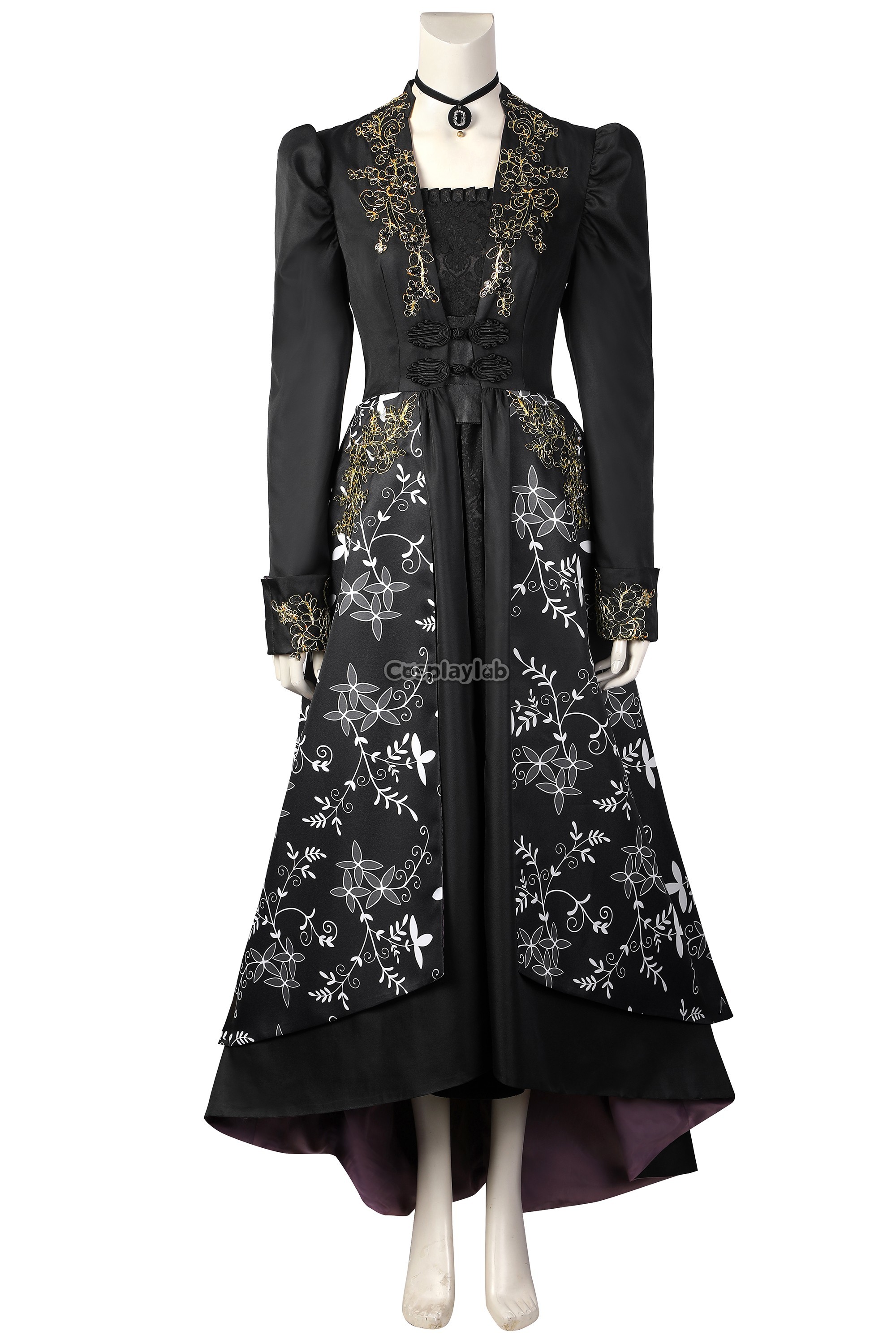 The Witcher Yennefer Black Outfit Cosplay Costume