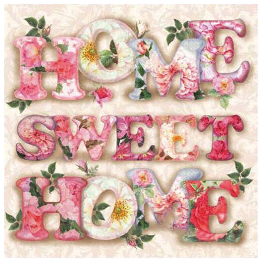 Sweet Round Full Drill Diamond Painting 30X30CM(Canvas) gbfke