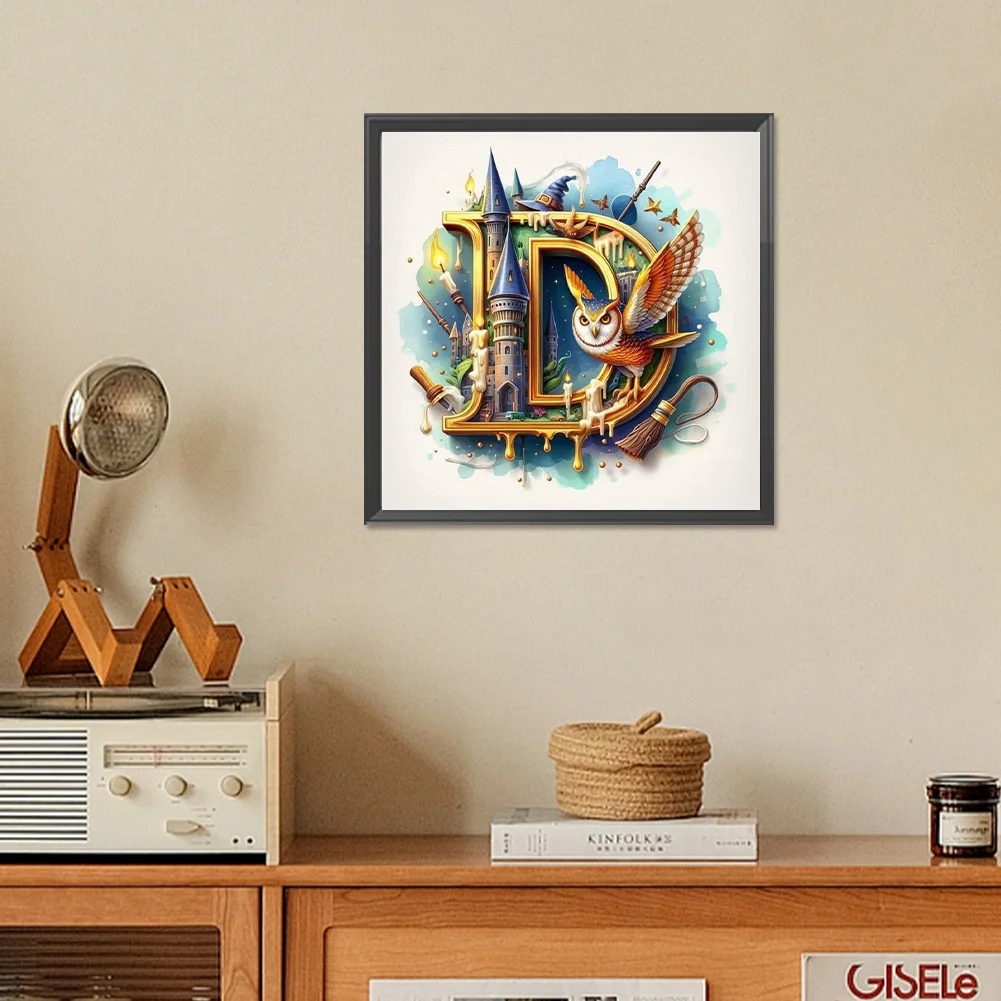 Diamond Painting - Full Square Drill - Harry Potter Letters(Canvas|35*35cm)