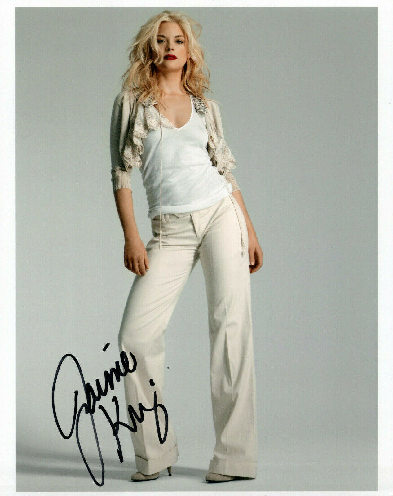 Jaime King glamour shot autographed Photo Poster painting signed 8x10 #9