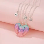 Women's Breast Cancer Awareness Ribbon Star Alloy Pendant - Image 4