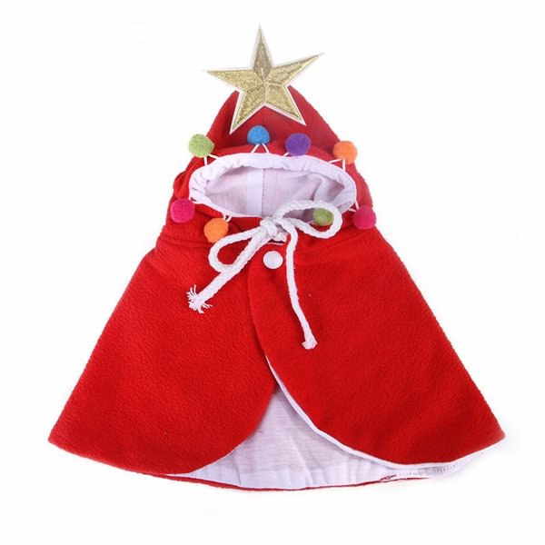 2 Style Pet Christmas Costume Christmas Puppy Cloak Cat Santa Cape Puppy Santa Hat Christmas Pet Cape Christmas Pet Dress Outfit Christmas Pet Clothes for Cats Dogs Cosplay - Shop Trendy Women's Fashion | TeeYours