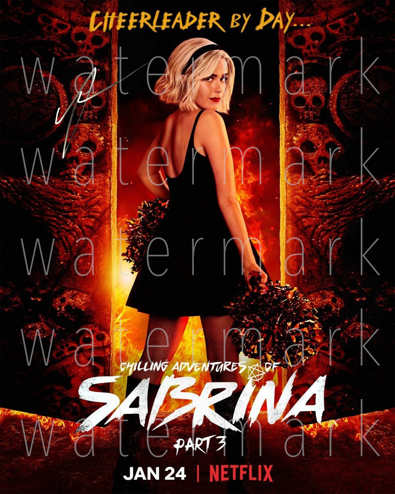 Chilling Adventures Sabrina signed 8x10 inch Photo Poster painting picture poster autograph RP