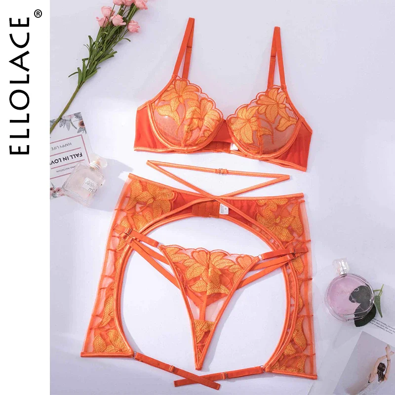 Billionm Lingerie Sexy Couple Fancy Underwear Embroidery Lace Transparent Bra Panty Set Erotic Costume Thongs Delicate Intimo