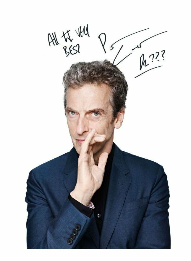 PETER CAPALDI AUTOGRAPH SIGNED PP Photo Poster painting POSTER