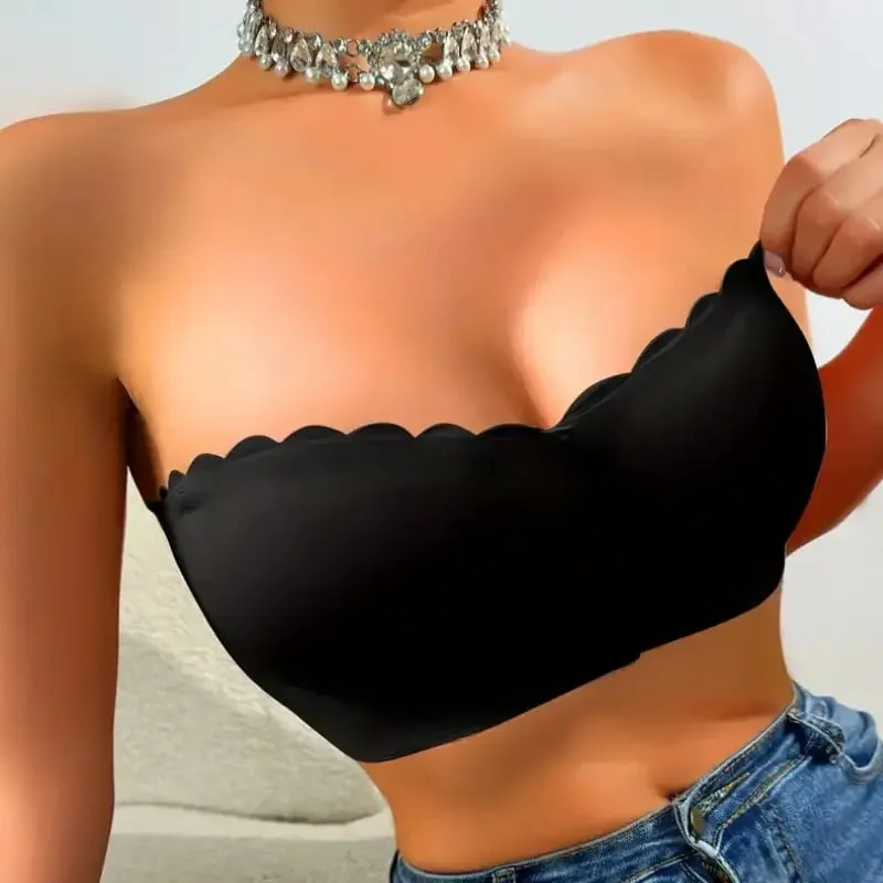 🔥Hot Sale 49% Off🔥Seamless Front Closure Strapless Bandeau Bra 