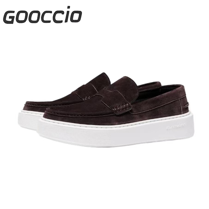 TF198 Prenium Suede Calf Skin Casual Shoes For Men  GOOCCIO   