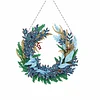 DIY Christmas Wreath Art Acylic Crystal Rhinestone Hanging Craft Kits