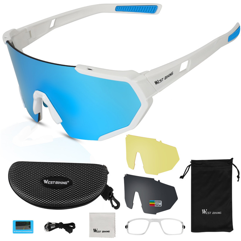 

Cycling Glasses Bicycle Polarized Windproof Sport Bike Goggles Sunglasses, #01, 501 Original