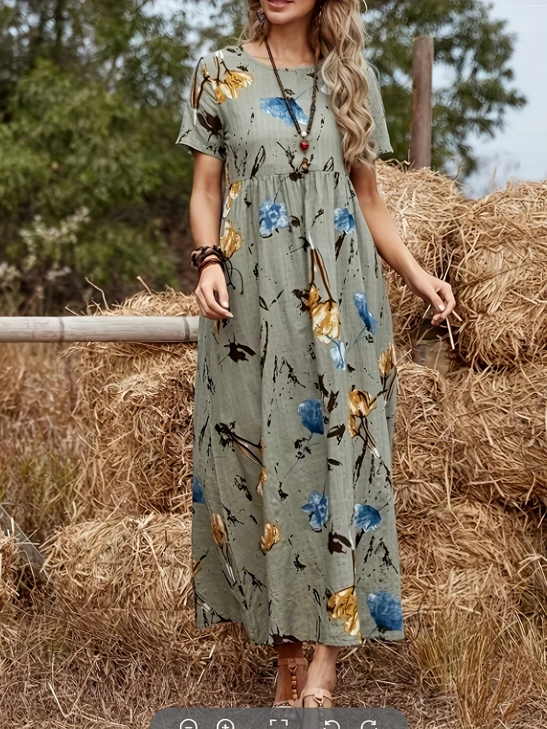 Dresses For Women Women's Fashionable Casual Print Dress Women Elegant | IFYHOME