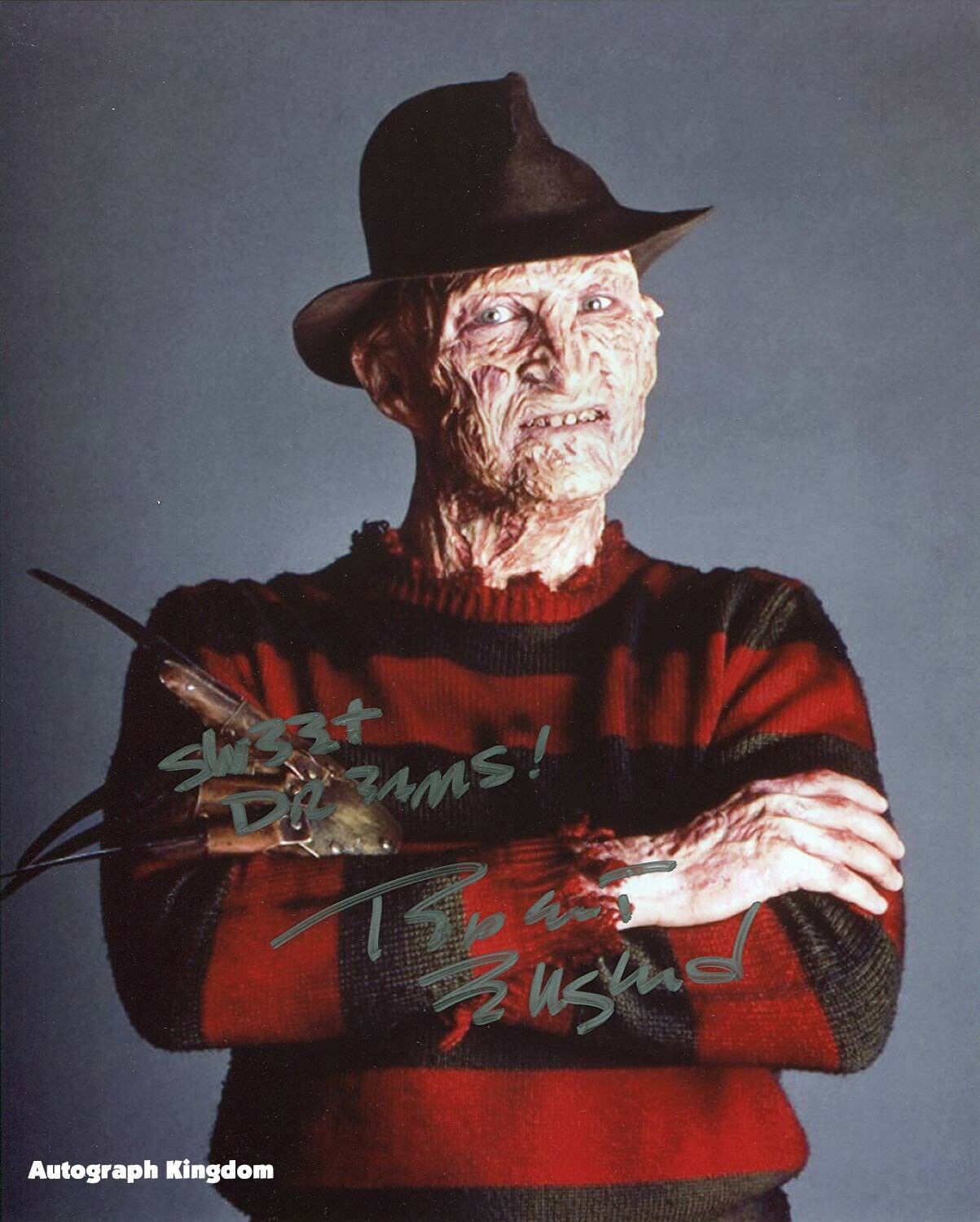 A Nightmare on Elm Street Photo Poster painting Print signed by Robert Englund (Reprint #8)