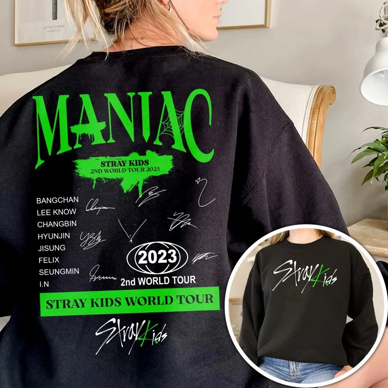 Stray Kids 2nd World Tour "MANIAC" in JAPAN T-Shirt Double Printed