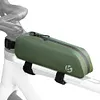 Bike Top Tube Bag Reflective Bike Front Frame Bag Cycling Pouch for Night Riding