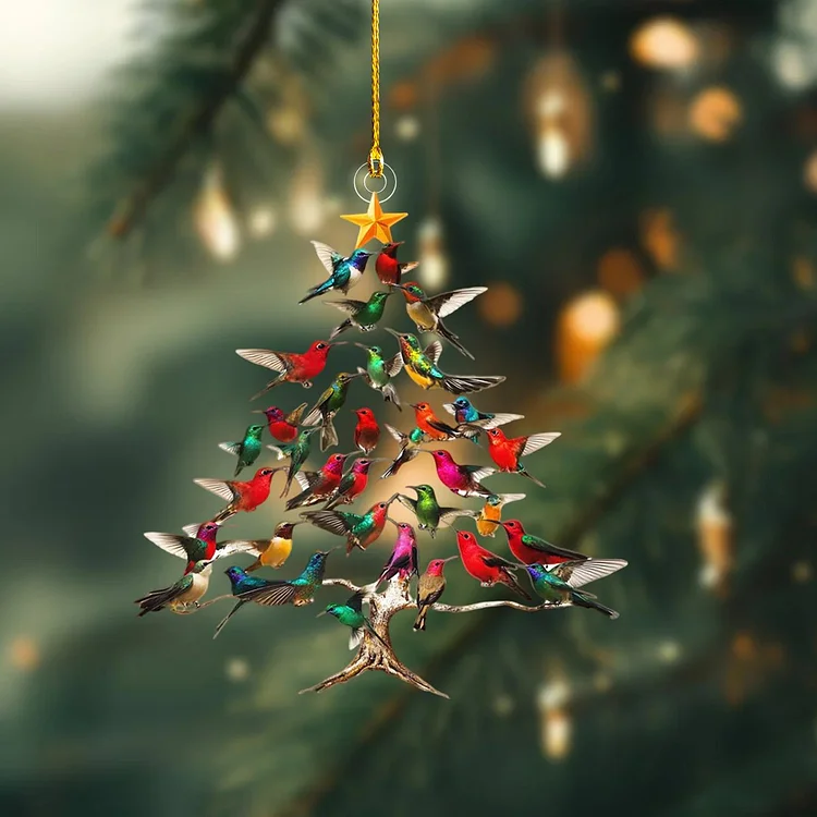 🐦🎄Hummingbird Christmas Ornament💠 (✨Same as in the video) 