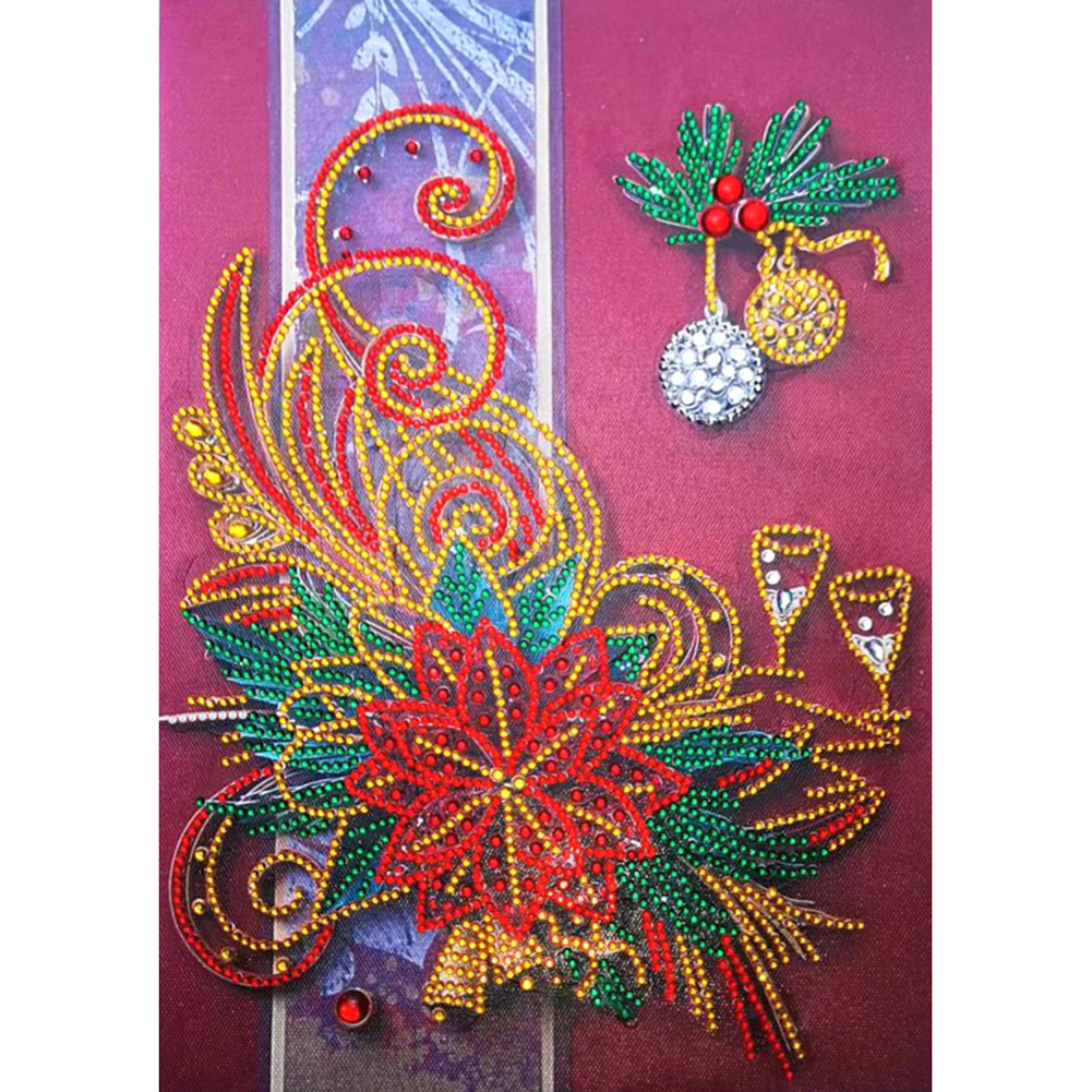 

Flower Quilling Paper Christmas - Special Shaped Diamond Painting - 30*40CM, 501 Original