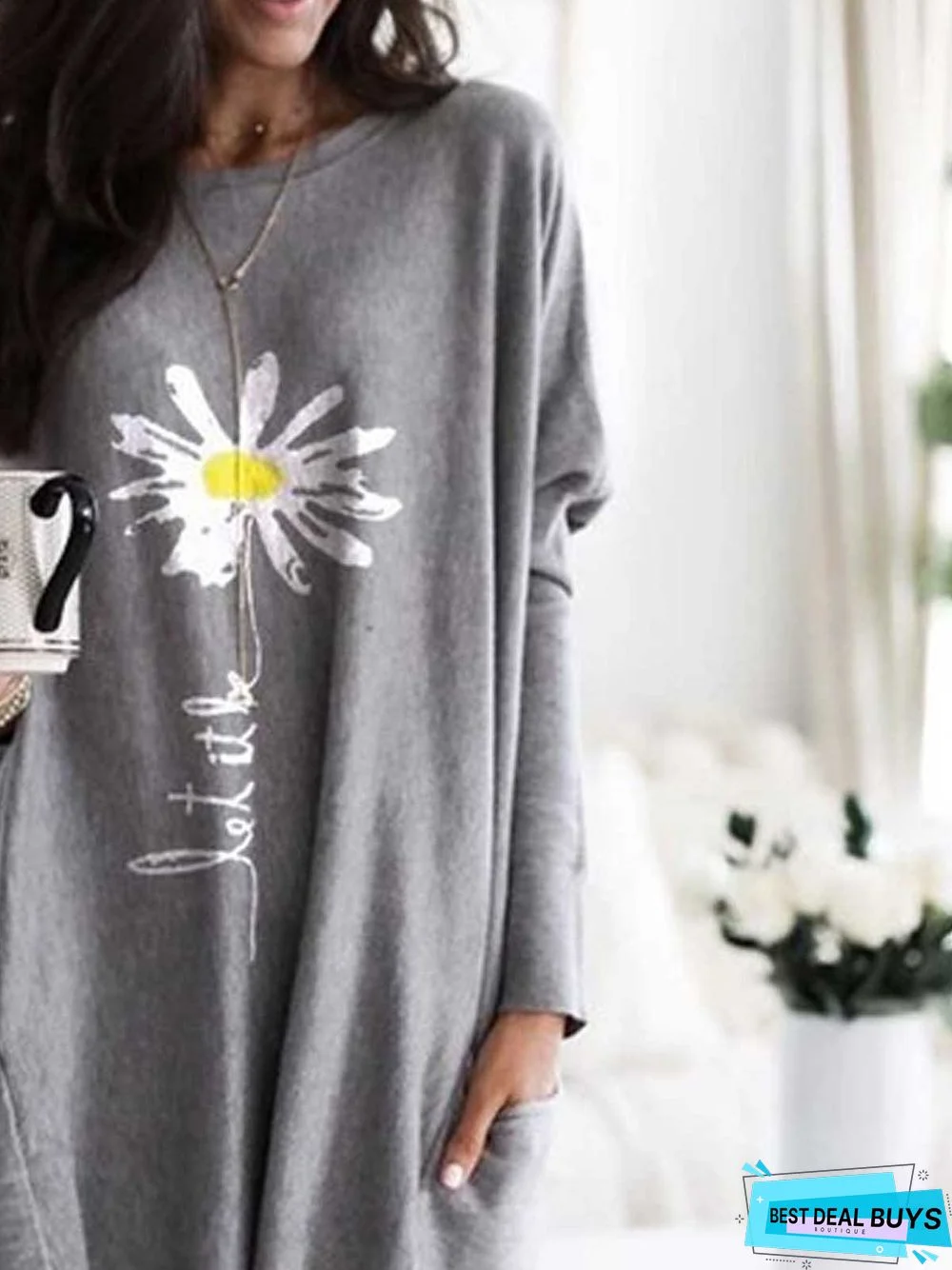 Women Fashion Casual Long Sleeve Sweatshirt