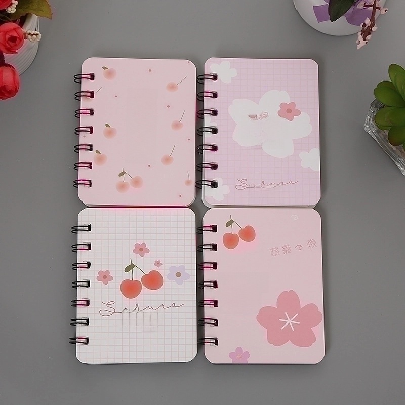A7 Flip Coil Notebook Student Small Pocket Mini Portable Office Notepad Random 1 Piece