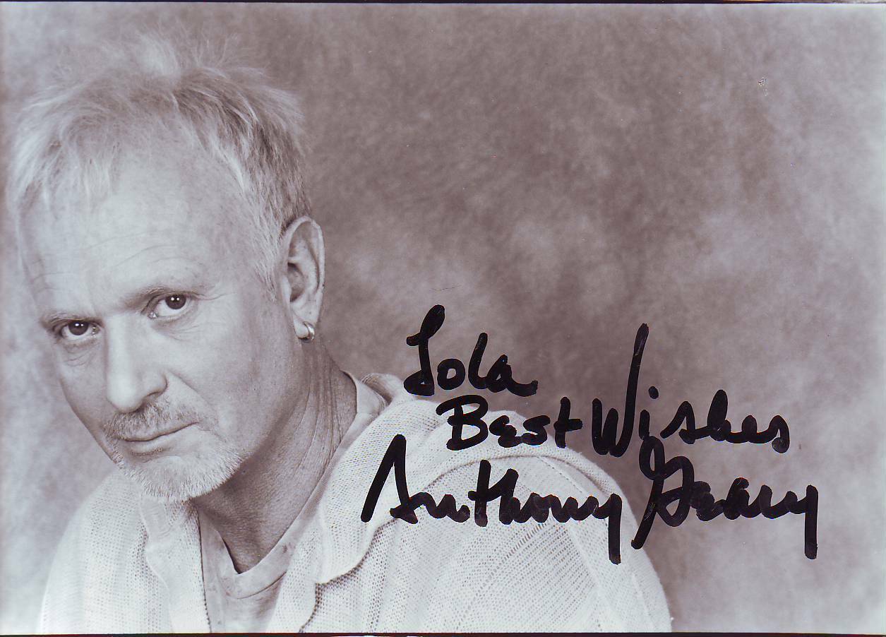 Anthony Geary (20x25cm) Original Autographed Photo Poster painting