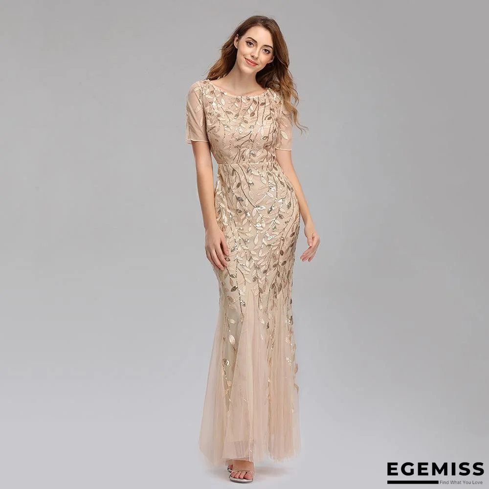 Banquet Host Evening Dress Fishtail Dress Woman Black Dresses | EGEMISS