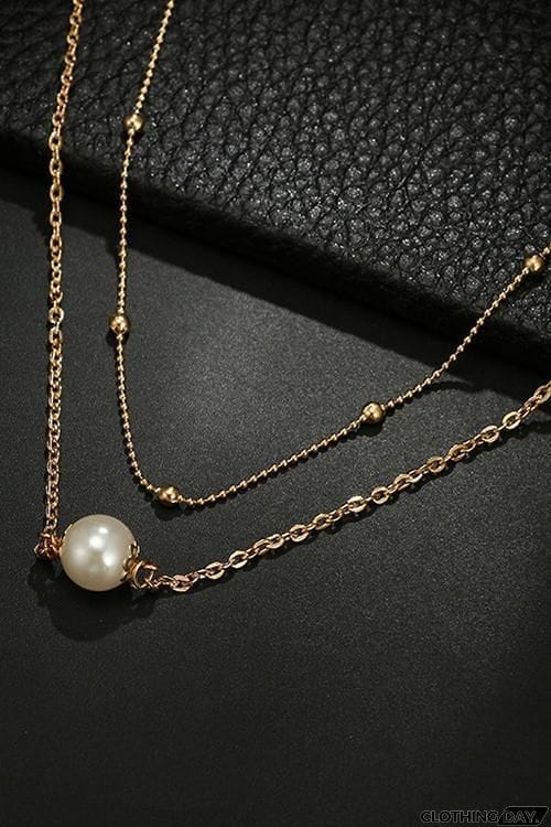 Layered Pearl Choker