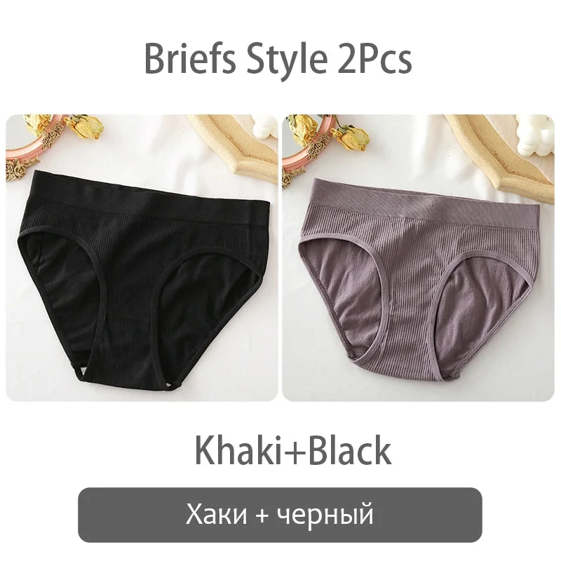 FINETOO Seamless Briefs Women Sexy Panties S-XL Female Underpants Fashion Ladies Panties Solid Color Girls Panty Lingerie 2020