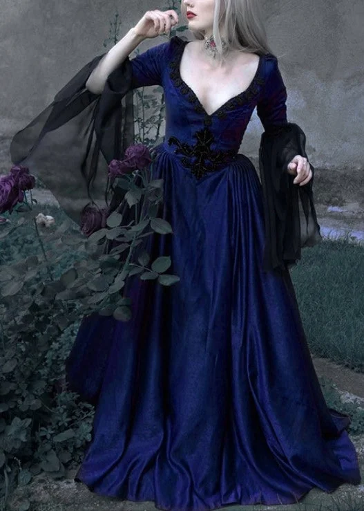 Halloween Party Witch Cosplay Retro Dress