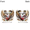 Acrylic Special Shaped Feathers Street 5D DIY Diamond Art Tabletop Decorations
