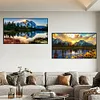（2-Pack)Beautiful Landscape-Full Round Diamond Painting 70*40CM