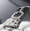 iPhone Slide Cover Protect Lens 360 Degree Rotating Bracket Frameless Magnetic Phone Case