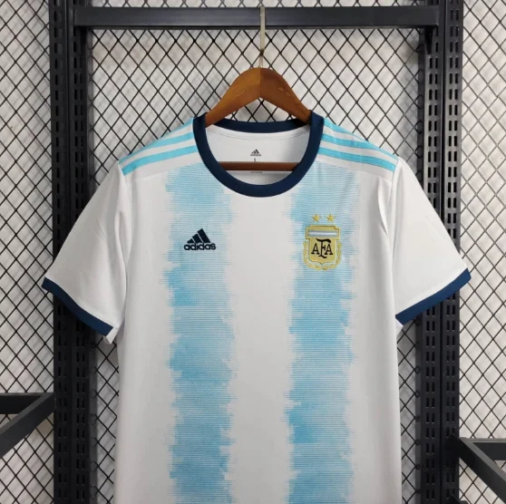 Retro 2019 Argentina Home Soccer Jersey Thai Quality