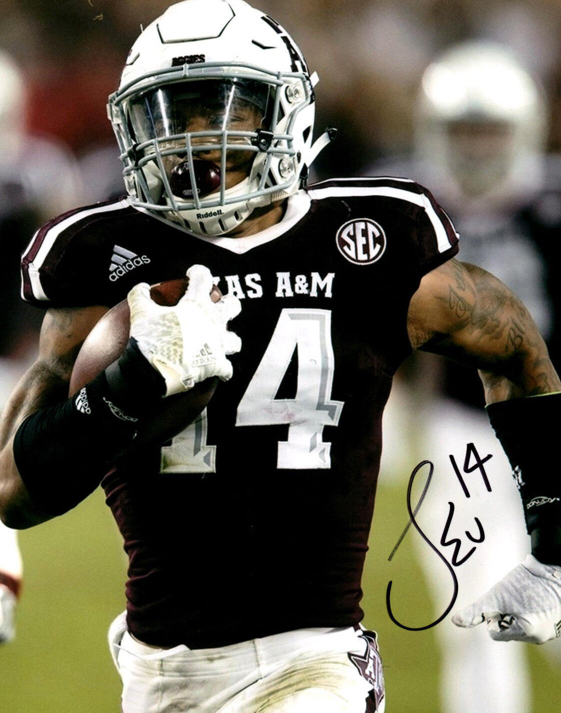 Justin Evans Texas A&M Aggies signed autographed 8x10 football Photo Poster painting NFL